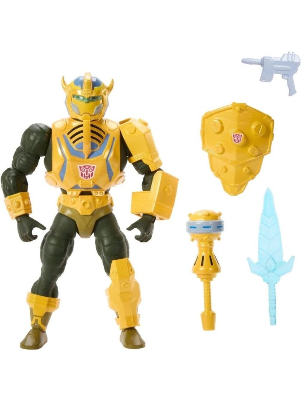 Masters of the Universe X Transformers Bumblebee Armor Man-at-Arms Action Figure
